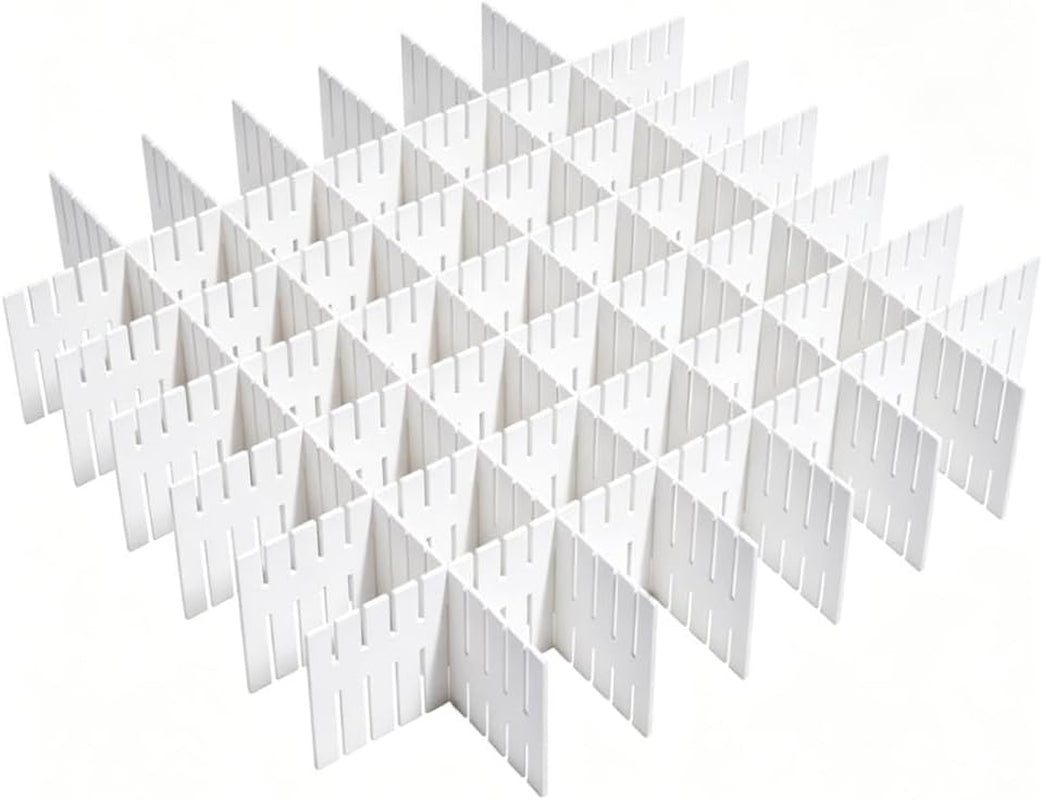 20-Piece Customisable Drawer Divider Set