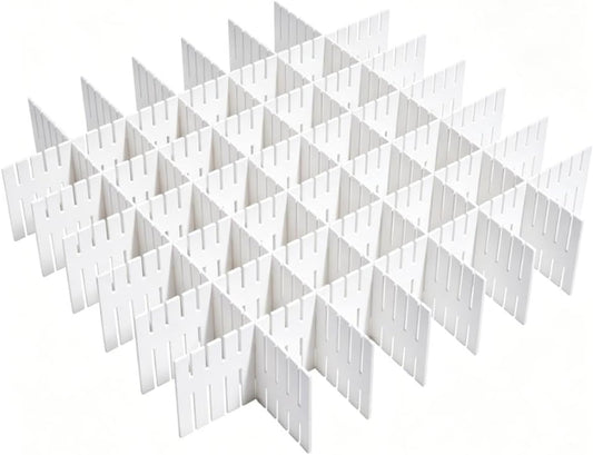 20-Piece Customisable Drawer Divider Set