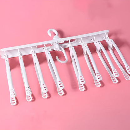 8-in-1 Rotating Foldable Clothes Hanger