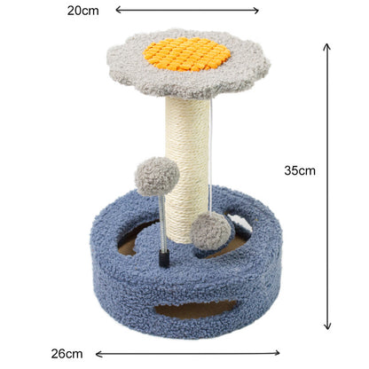 Sunflower Cat Scratching Post – 35cm