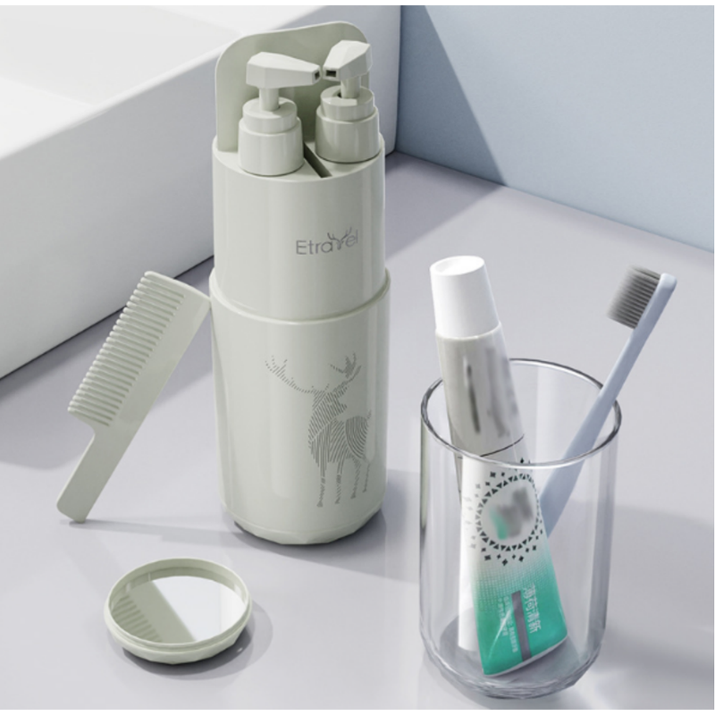 8-in-1 Travel Toiletry Organiser – Grey