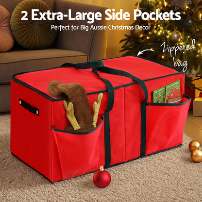 Jingle Jollys 128-Slot Christmas Bauble Storage Box